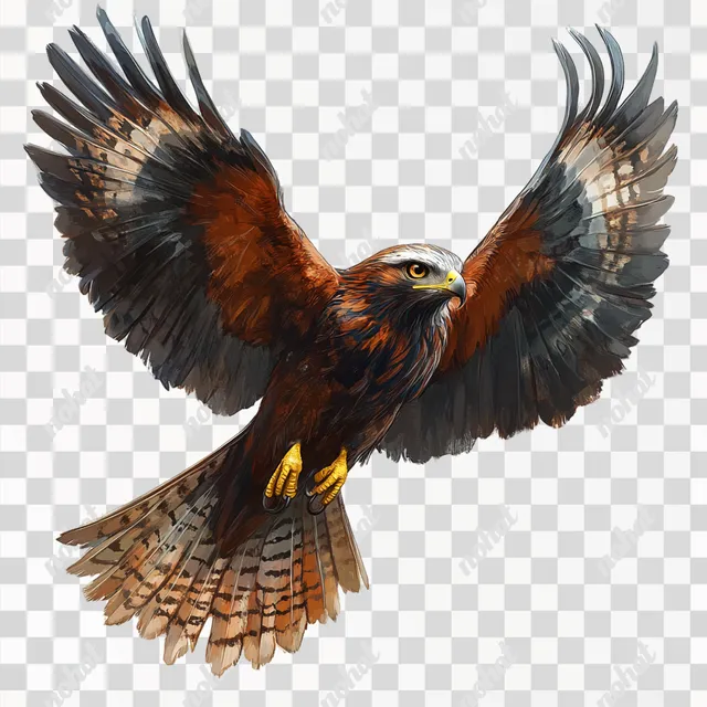 Elegant Kite: A Study in Feathers and Expression