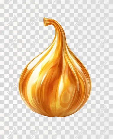 A 3D China golden gourd on a white background, with a white background, captures the atmosphere of China New Year. Abstract cartoon, no shadow, abstract, minimalist, vector illustration, gold and light gold colors, --s 250