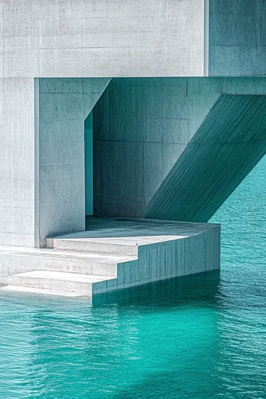 hyper realistic photo, zoomed in detail shot, cinematic shot of Doha skylines in thebackground, cristal blue sea, daylight,
