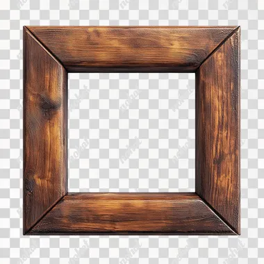 seen centered, a square frame, dark orenge color washed wood frame on the white background, square frame, blank, realistic, hyper-realistic photo, fine detail, punky modern style, top view, simple, high glossy, 3d render, octane render, white background, top view photo --s 200