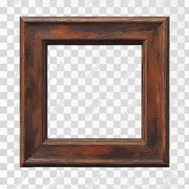 seen centered, a square frame, dark orenge color washed wood frame on the white background, square frame, blank, realistic, hyper-realistic photo, fine detail, punky modern style, top view, simple, high glossy, 3d render, octane render, white background, top view photo --s 200