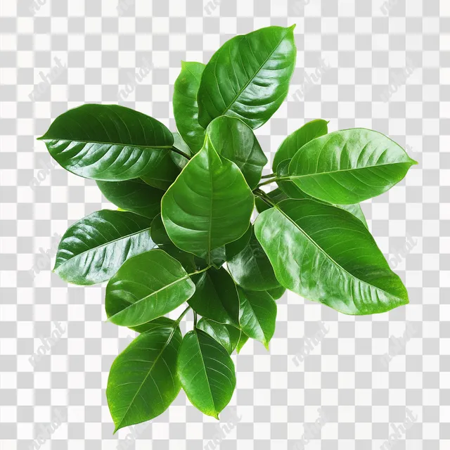 Large-Leaved Rainforest Canopy Plant from Costa Rica