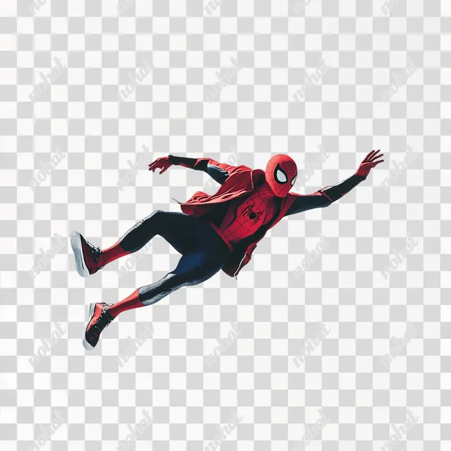 Spider-Man in Action: A Dynamic Leap