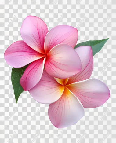 red plumeria flowers, with 5 petals, on white background   rofile fayckkp