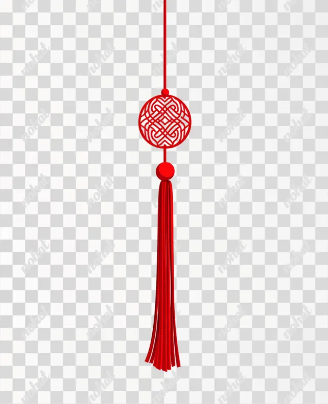 a red chinese lantern hanging on a string