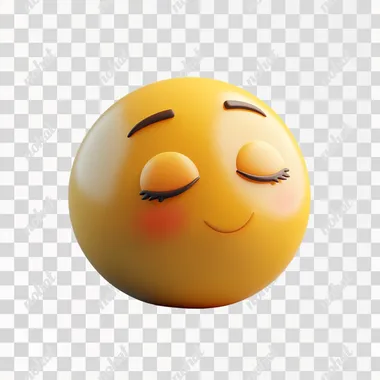 A highly detailed, animated-film style emoji depicting a totally exhausted sleepy emoji. The emoji should have a circular face, soft textures, expressive large eyes.Vibrant yet natural colors with a smooth, slightly glossy finish. The background should be clean and minimal to focus on the emoji's personality.