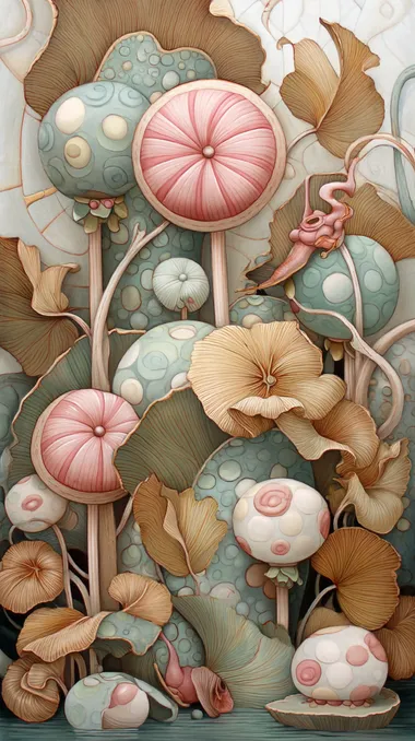 Giant lollipop flowers blooming in candy field, soft watercolor palette and dreamy vibe.,   splash, dust, blur   --raw