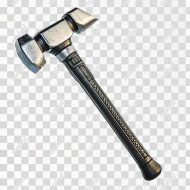 a new clean sledgehammer, white background, modern, ultra HD, super realistic
