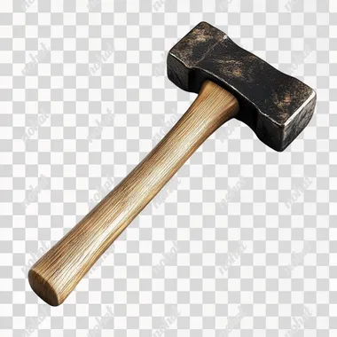 a new clean sledgehammer, white background, modern, ultra HD, super realistic