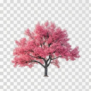 pink Oak tree, British Columbia, 15 years old, 2.0 m standard, fall colour photorealistic photo realism clean white background
