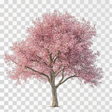 pink Oak tree, British Columbia, 15 years old, 2.0 m standard, fall colour photorealistic photo realism clean white background