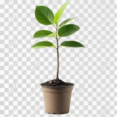 make a plant for planting on a white background, the image must be full hd photo style