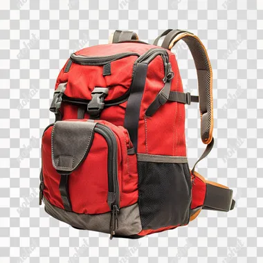 backpack, white background