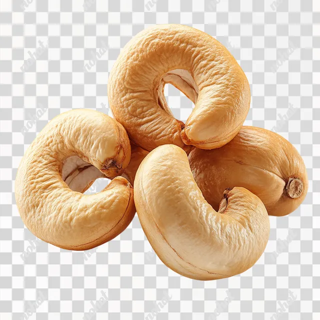 PNG Cashew nuts piled on a table in a bright living area setting