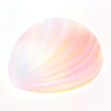 [shell], cute pastel illustration, clear soft outline, smooth gradients, watercolor texture,for sticker die-cut, centered on white background, no background shadow, high resolution  gg4ezk7