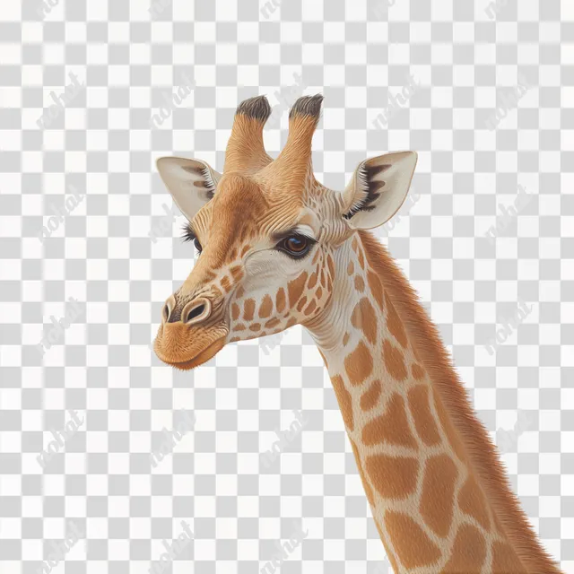 Joyful Giraffe Playfully Stretching Its Neck Towards the Camera