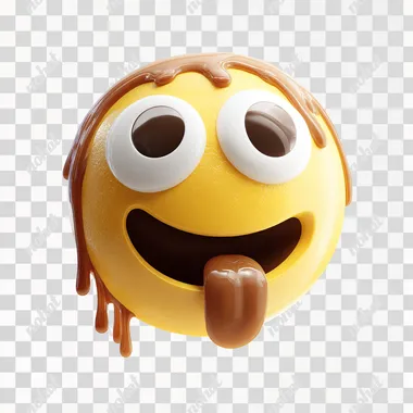 funny prank emoji,white background