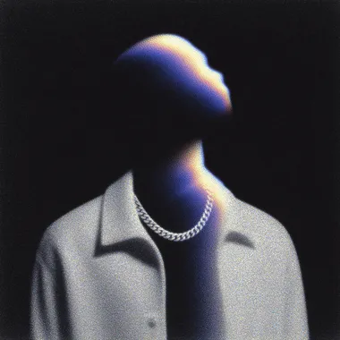 Holographic fluid noise cover artwork for a rapper  --exp 100 --raw     rofile 3bdamda