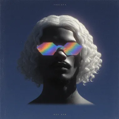 Holographic fluid noise cover artwork for a rapper  --exp 100 --raw     rofile 3bdamda