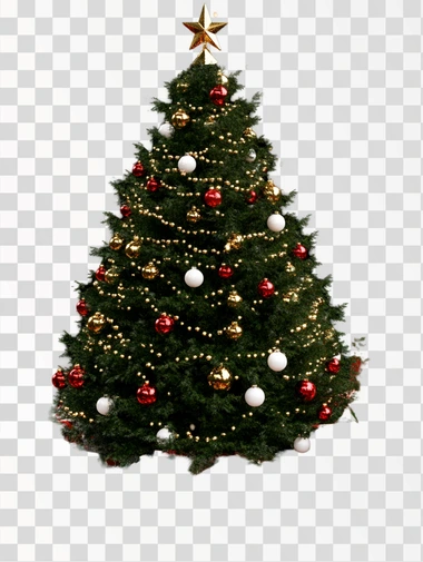 Christmas Tree with Gift Box around