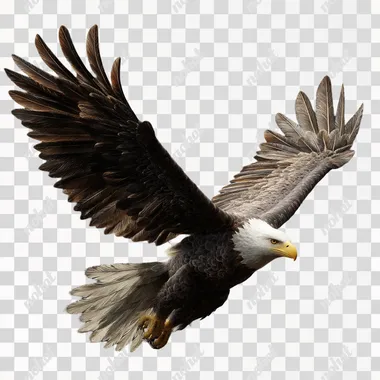 bald eagle flying ,detailed, fully photo realistic