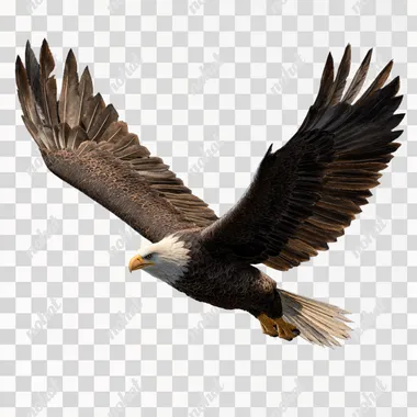 bald eagle flying ,detailed, fully photo realistic