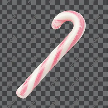 Festive candy cane , isolated --s 50