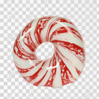Festive candy cane , isolated --s 50