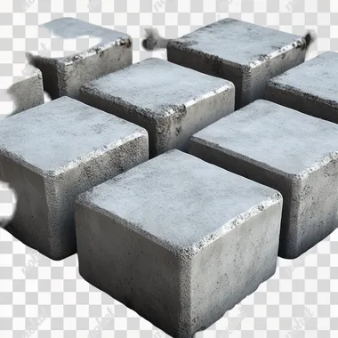 concrete blocks. Realistic picture