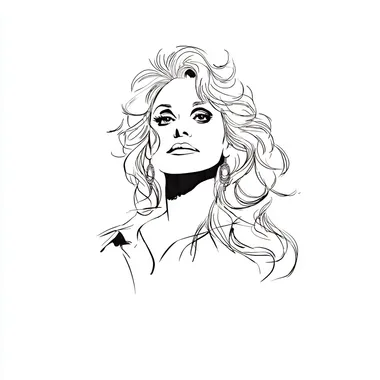 onle line drawing of a woman   --oref  --ow 175