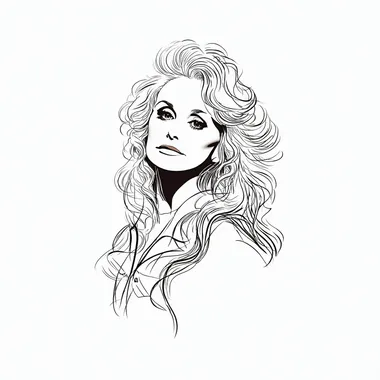 onle line drawing of a woman   --oref  --ow 175