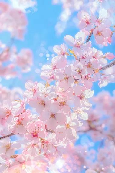 cherry blossom nails,,,blooming sakura park background,photorealistic,light toned   k9rpo1o