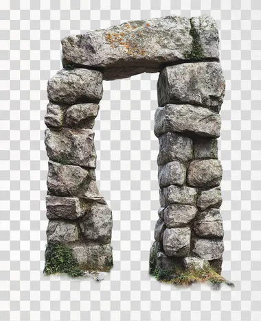 bloc de pierre datant de l'antiquit?, bloc de pierre datant de l'?ge romain, vestige, arch?ologie on white background . photorealism mode turned on to create an ultra-realistic image