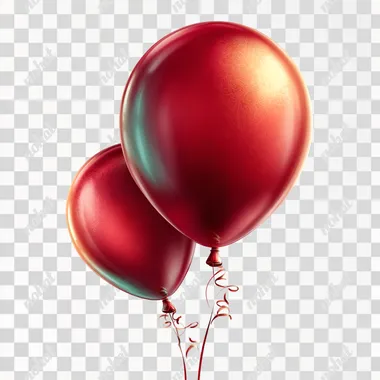 one red color balloon, realistic The subject should fill the entire frame as much as possible without cropping any part of it. Ensure the integrity of the subject, 45-degree side angle sideview, On a white background, no shadows or lighting effects on the ground  rofile 42g6oyt