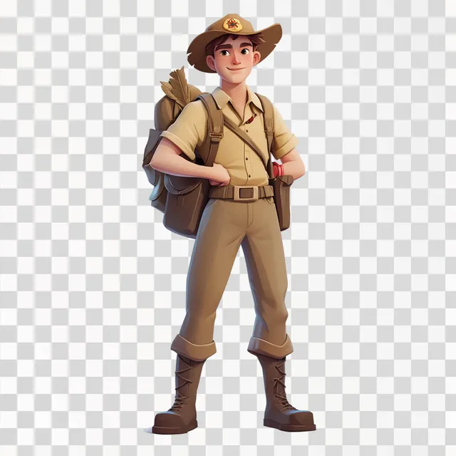 Scout Leader: A Volumetric Adventure in Thin Game Graphics