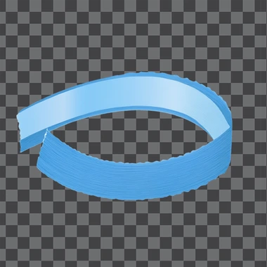 Blue washi tape png sticker, isolated, png image