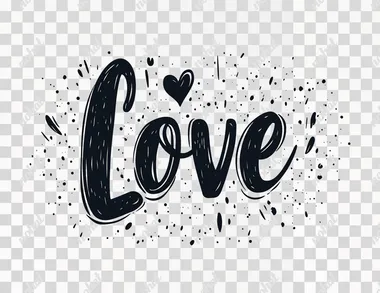 Handwritten word "Love" vector, simple flat illustration, white background, black lettering, cute font, cursive writing, calligraphic style, white background, clipart isolated on white background, clip art sticker design, simple line drawing, simple shapes, clip art, no shadow, no gradient.  --s 50