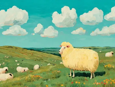 sheep on farmland   142710498 4134285698 4135902149 --sv 4