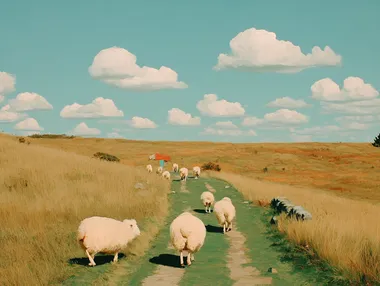 sheep on farmland   142710498 4134285698 4135902149 --sv 4