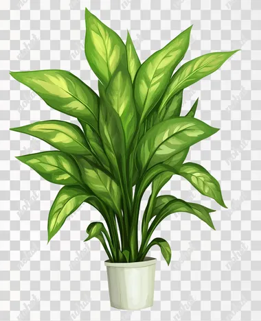 plant isolated on white background