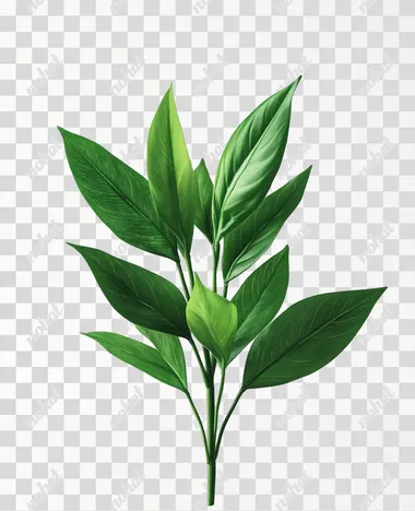 plant isolated on white background