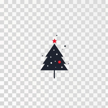 Christmas tree character outlined in thick simple lines, simple, background white, pictogram  oy4mcae