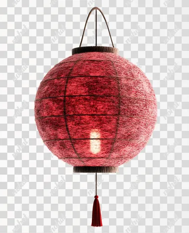 A cute felted wool red lantern, white background, felted wool, film lighting, close-up, front view, OC render, super fine, 3D, 8K