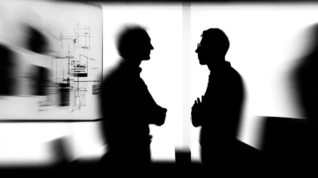 Colleagues Collaborating in a Modern Office Setting