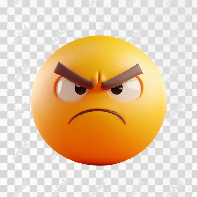 PNG Cheeky determined emoji icon expressing bold confidence and sass