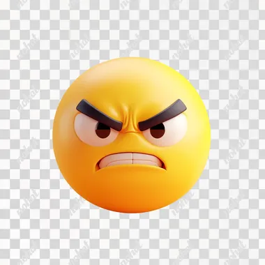 an emoji icon that is showing the emotion of being overly confident, slightly cheeky but determined