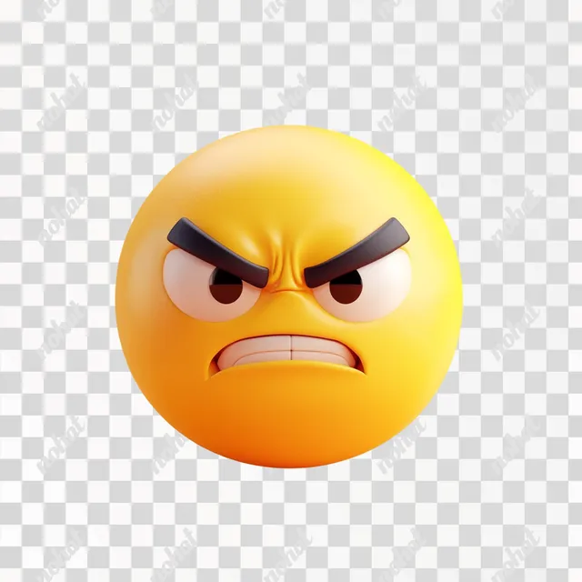 PNG Overly confident, cheeky emoji icon expressing determination in design