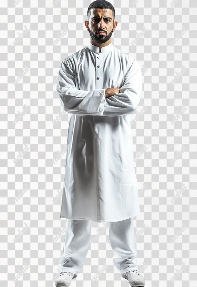 Emirati Man Stands Tall: A Portrait of Determination