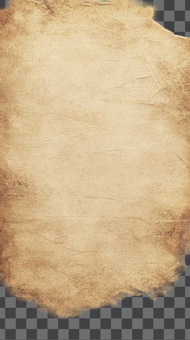 Single Old Parchment Paper Scroll Clipart
