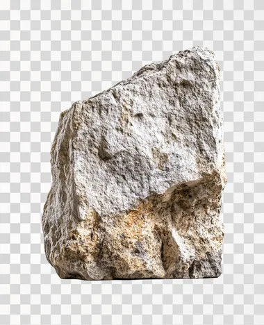 bloc de pierre datant de l'antiquit?, bloc de pierre datant de l'?ge romain, vestige, arch?ologie on white background . photorealism mode turned on to create an ultra-realistic image